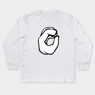 The Letter O Kids Long Sleeve T-Shirt